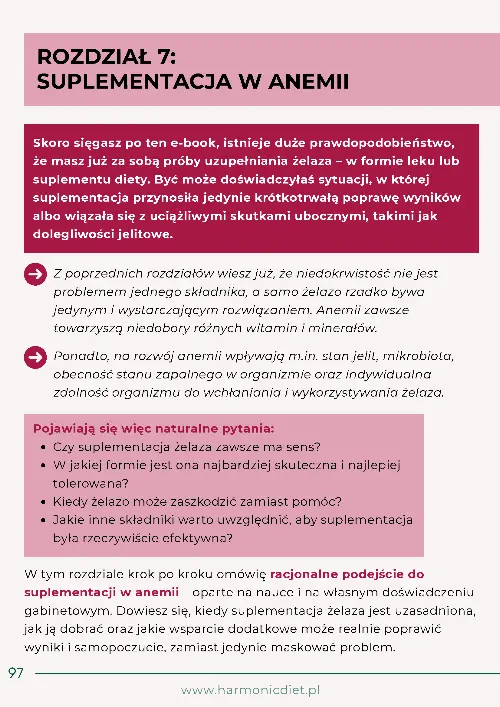 Przykładowa strona e-booka — strona 97 · suplementacja